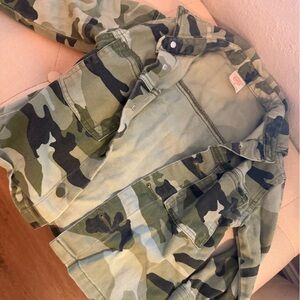 Toddlers Girls Camouflage Jacket